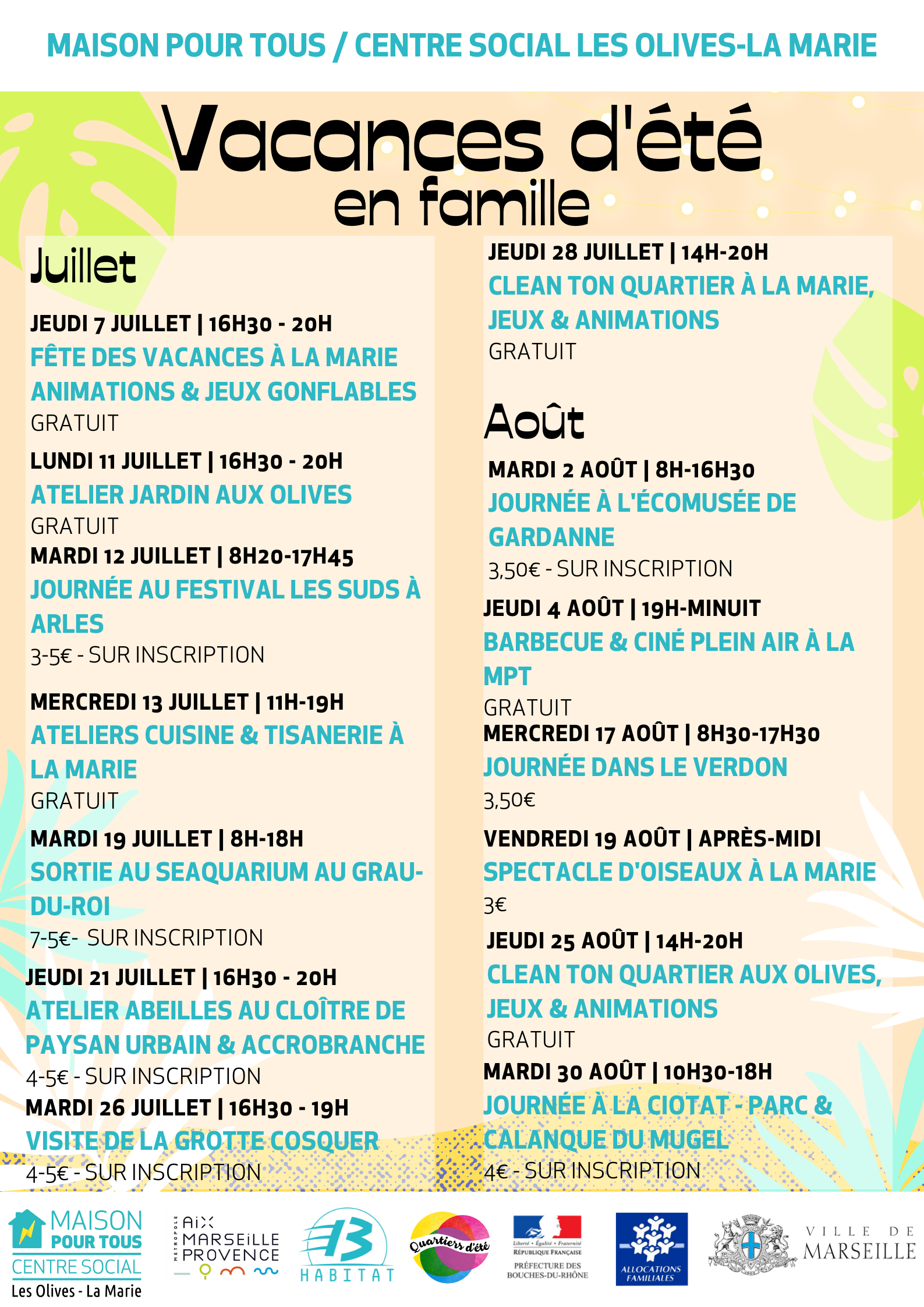 vacances d'été en famille